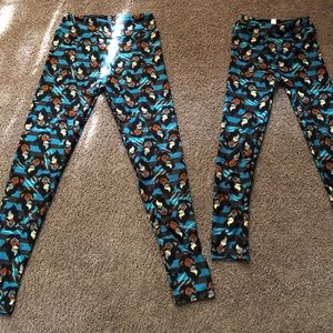 Disney Lularoe Mommy & me Scar set Like New!